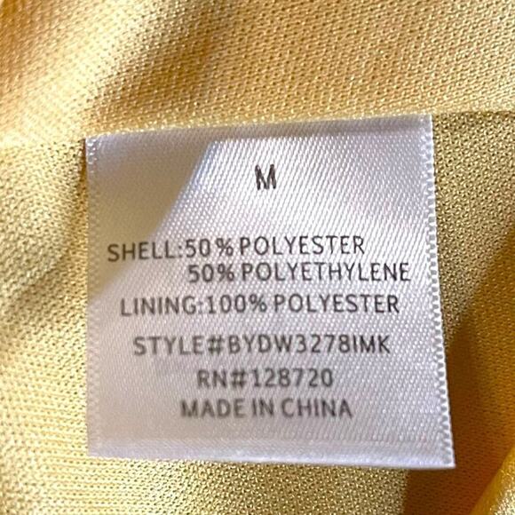 Mi Ami Skirt Womens Gold Sequin Size M - Picture 5 of 6